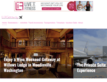 Tablet Screenshot of luxgetaway.com